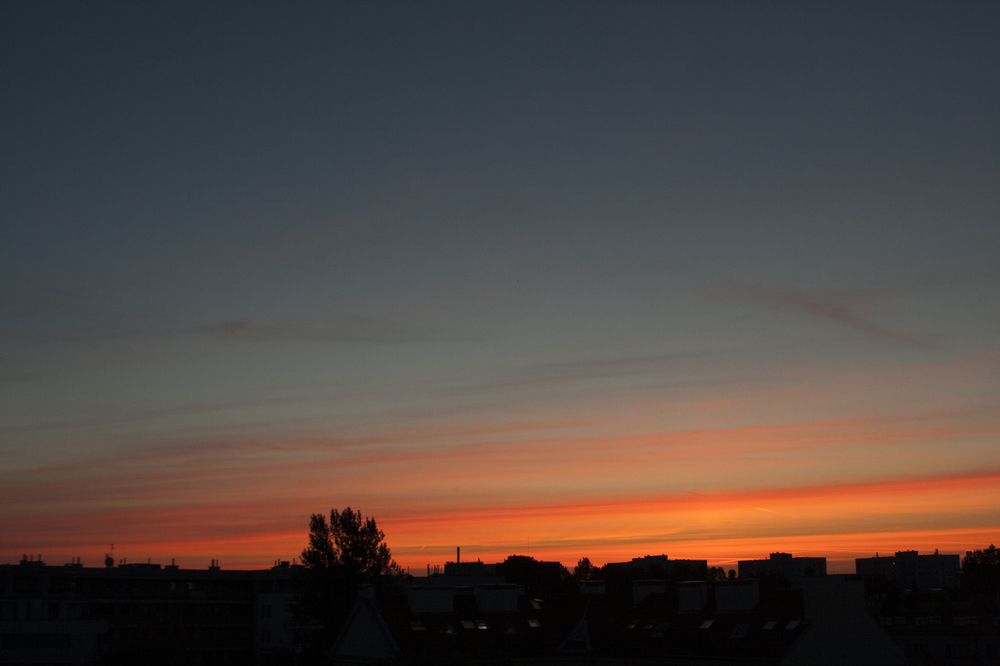 Mornings above a city