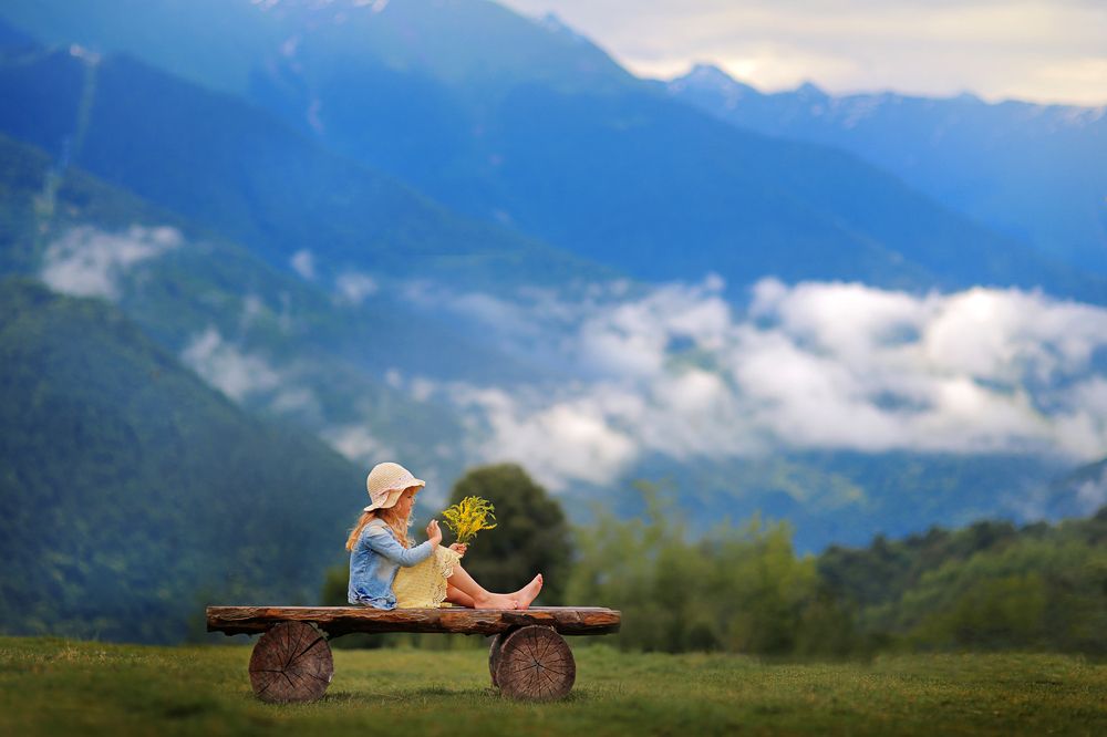 весна в горах