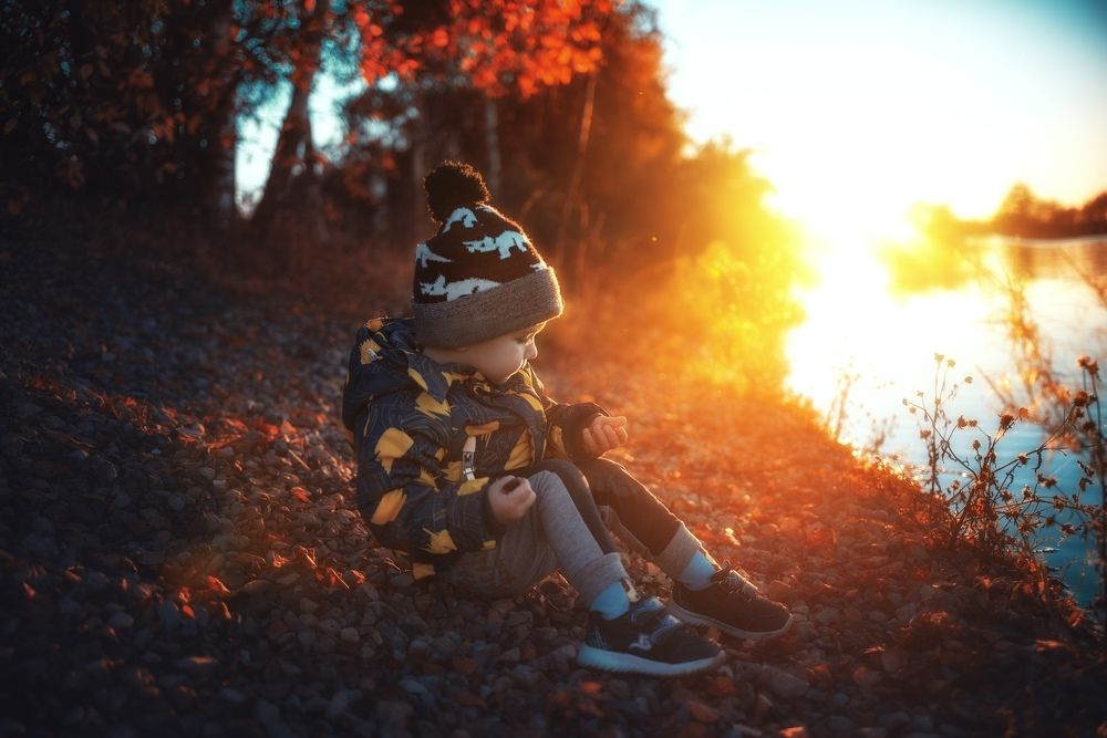 На берегу озера