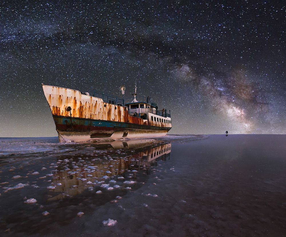 Milkyway Over Noah Boat