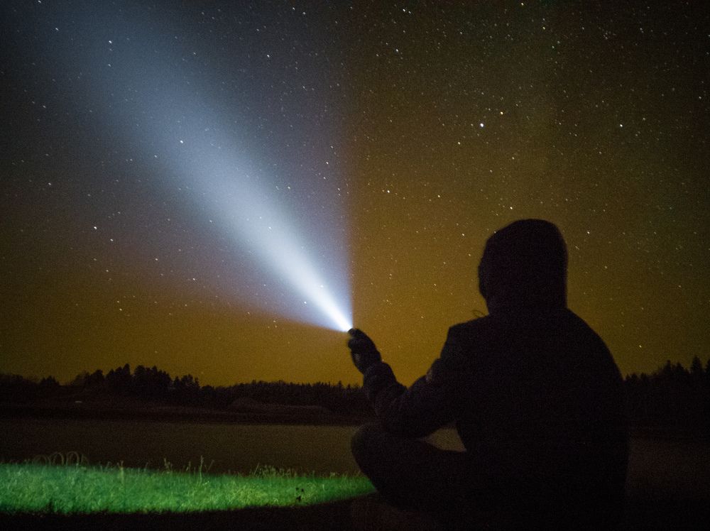 Stars, Flashlight and Me