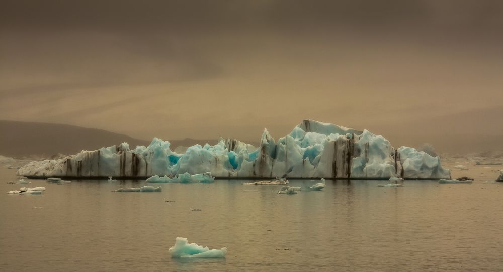 Dying iceberg