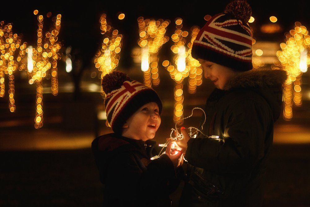 На Рождество в парке
