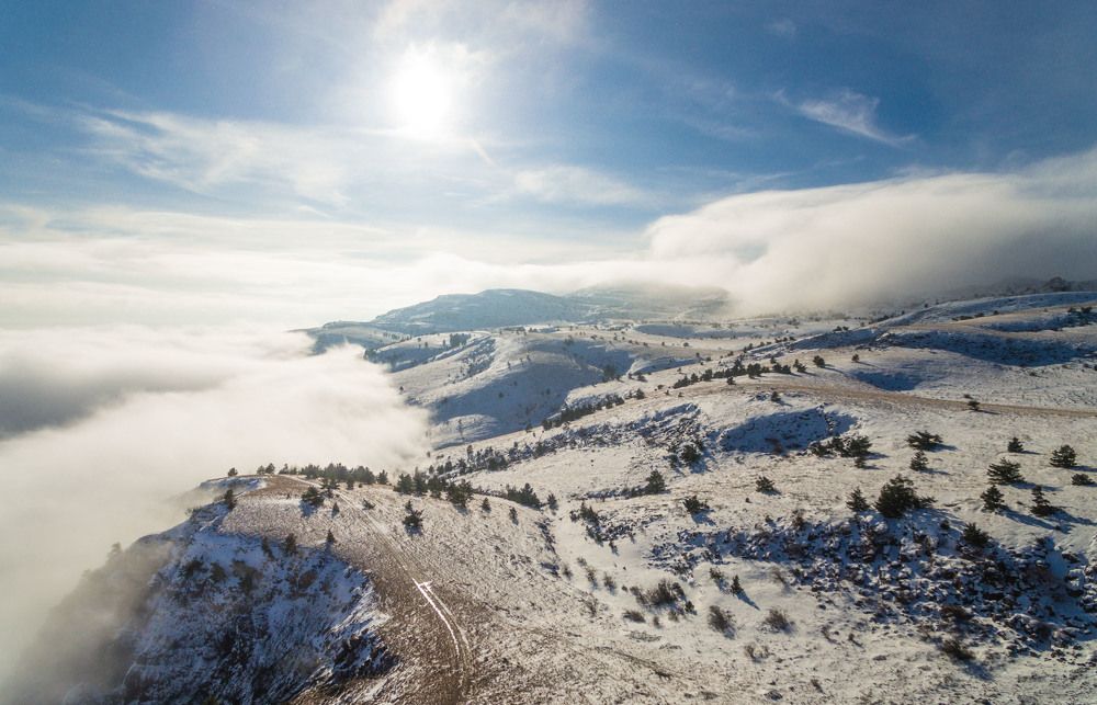 Бабуган -Яйла, зима