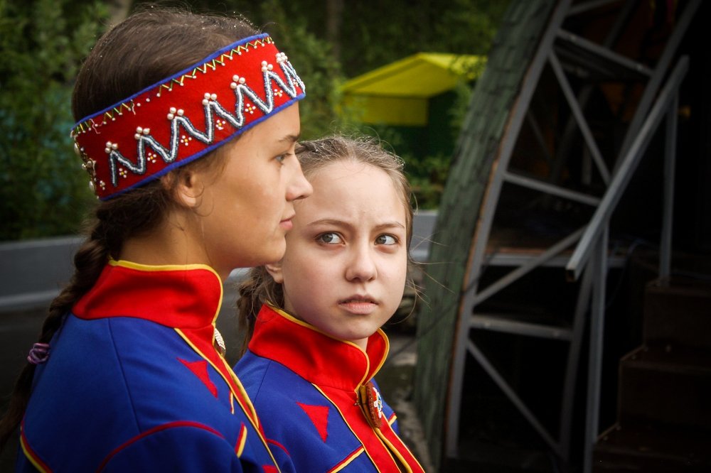 Перед выступлением...