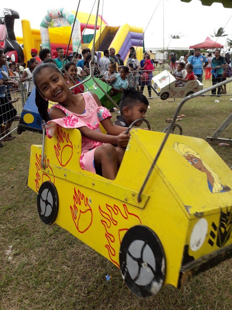 Enjoying her holiday