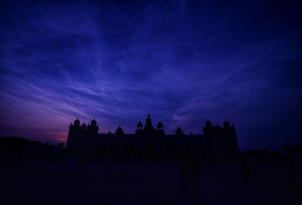 As the darkness descends