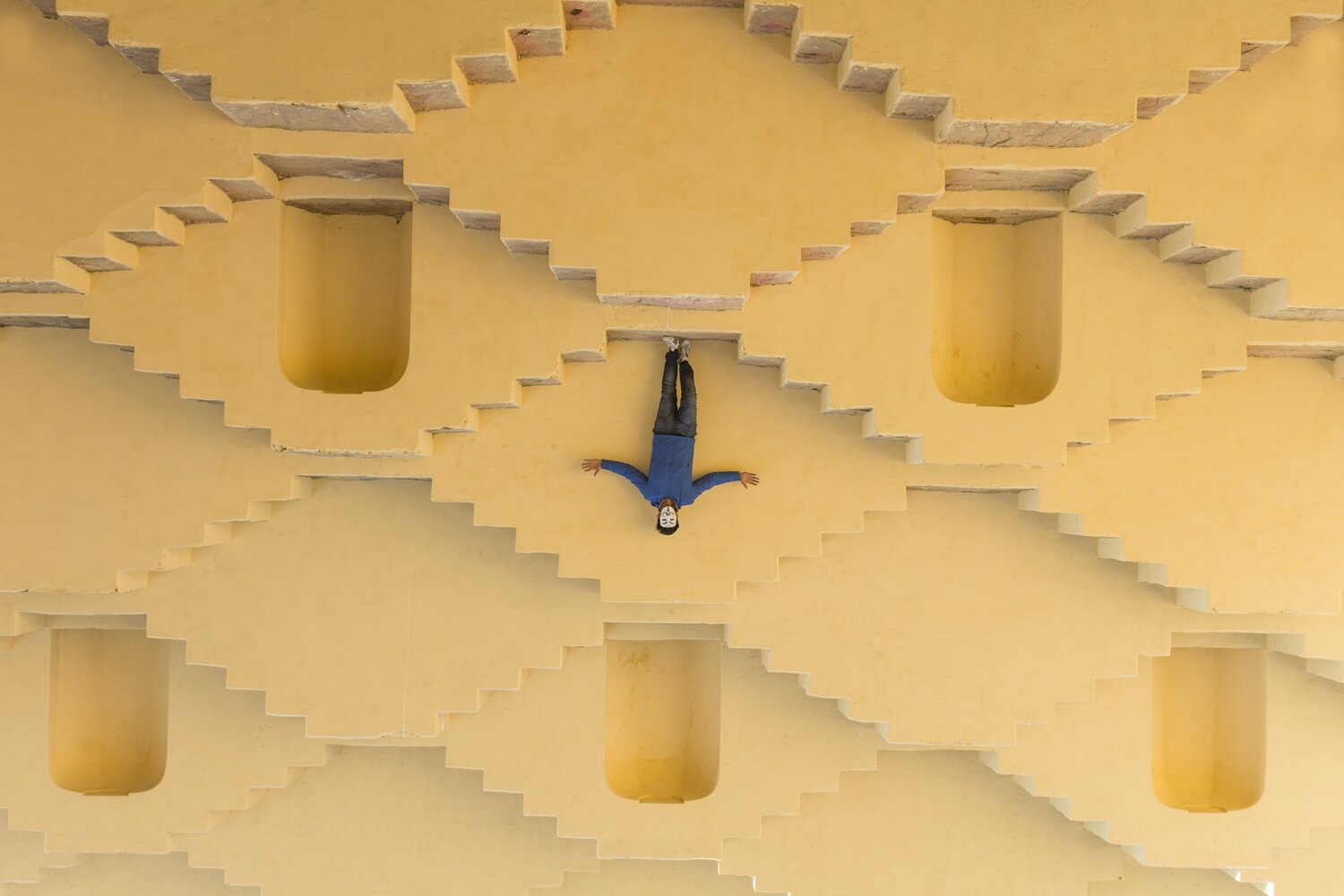 Upside down