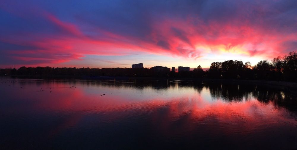 Закат в Москве