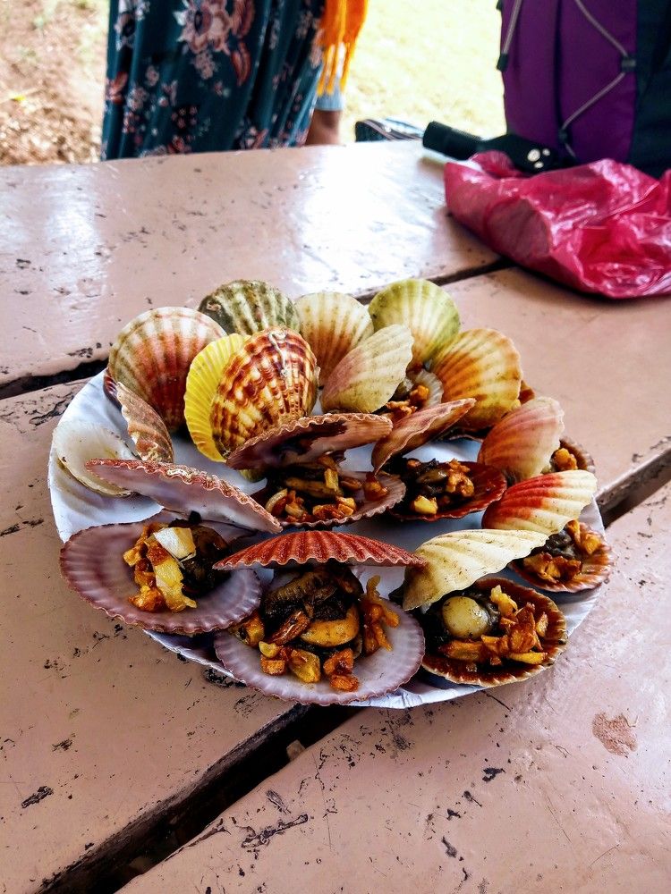 Island scallops