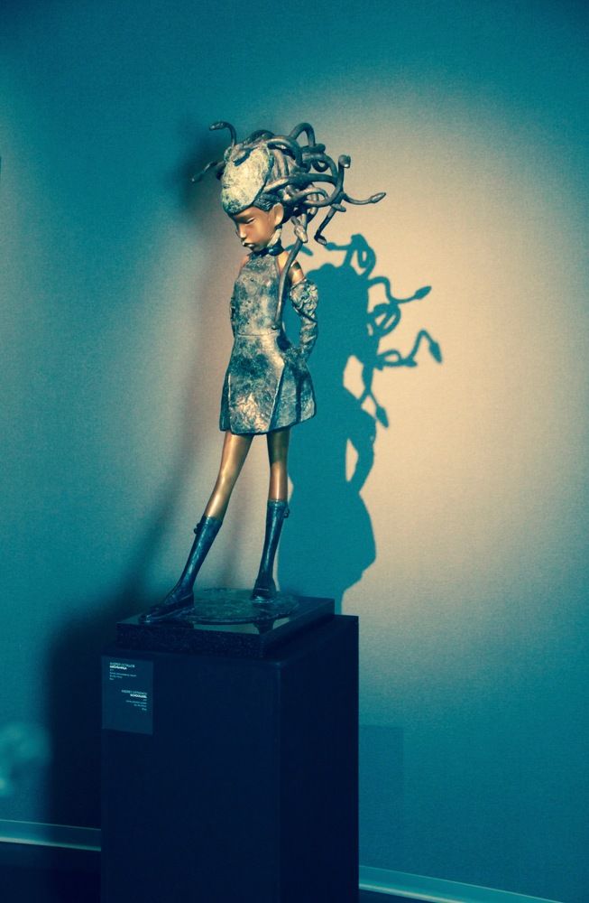 Shadows in the museum Erarta. Andrey Ostashov,