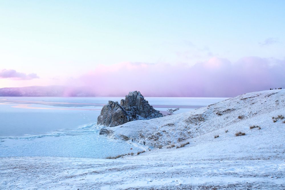 Закат на Байкале