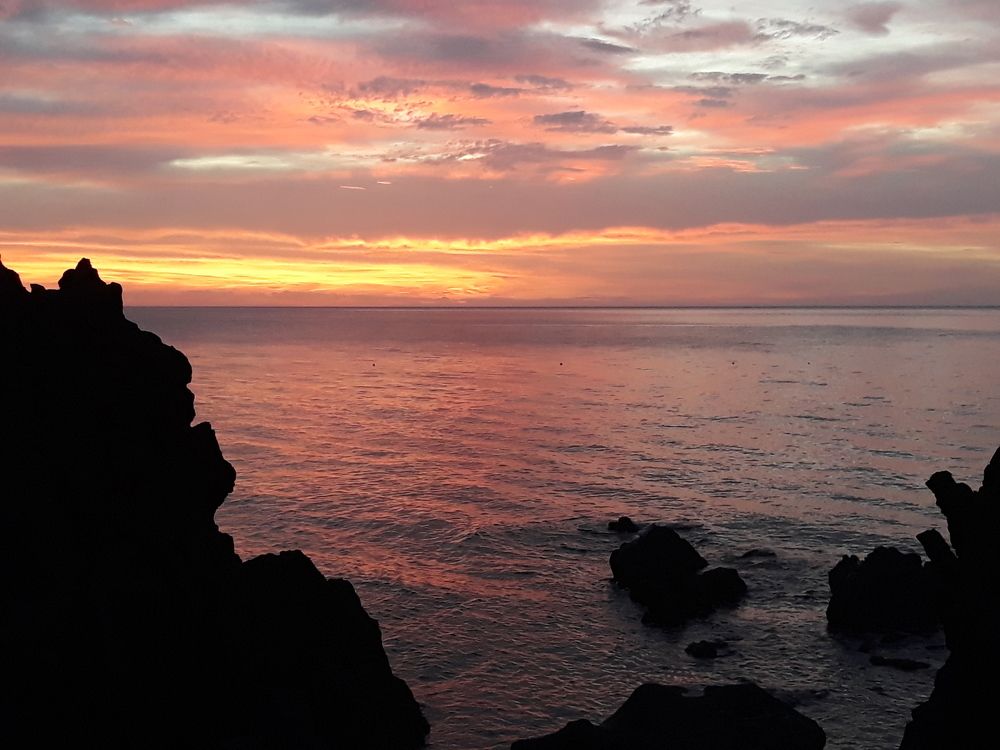 Sunset View where Miguel Legazpi emarked at Camiguin Island Philippines