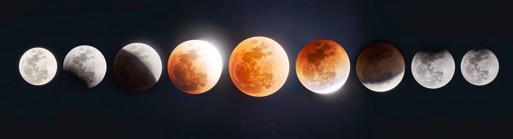 Лунное затмение 31 января 2018