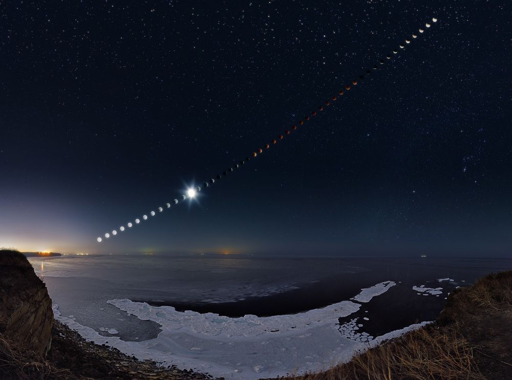 Лунное затмение 31 января 2018