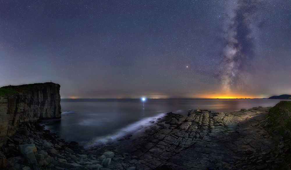 Млечный Путь над рифом