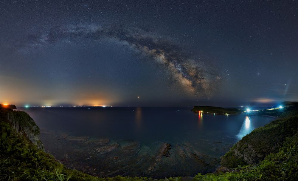 Млечный Путь над рифом