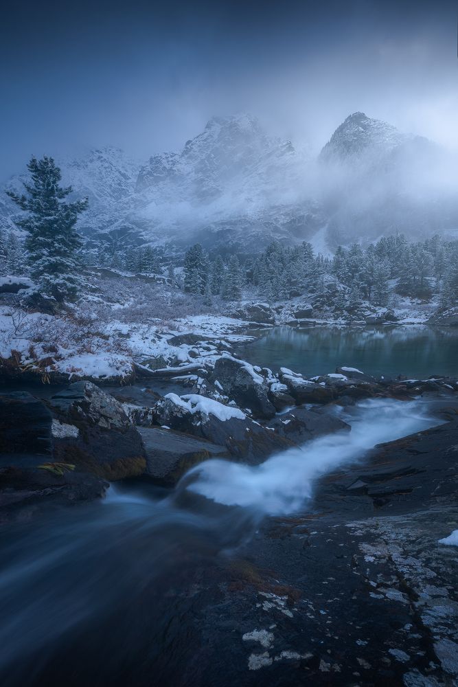 Озеро в горах