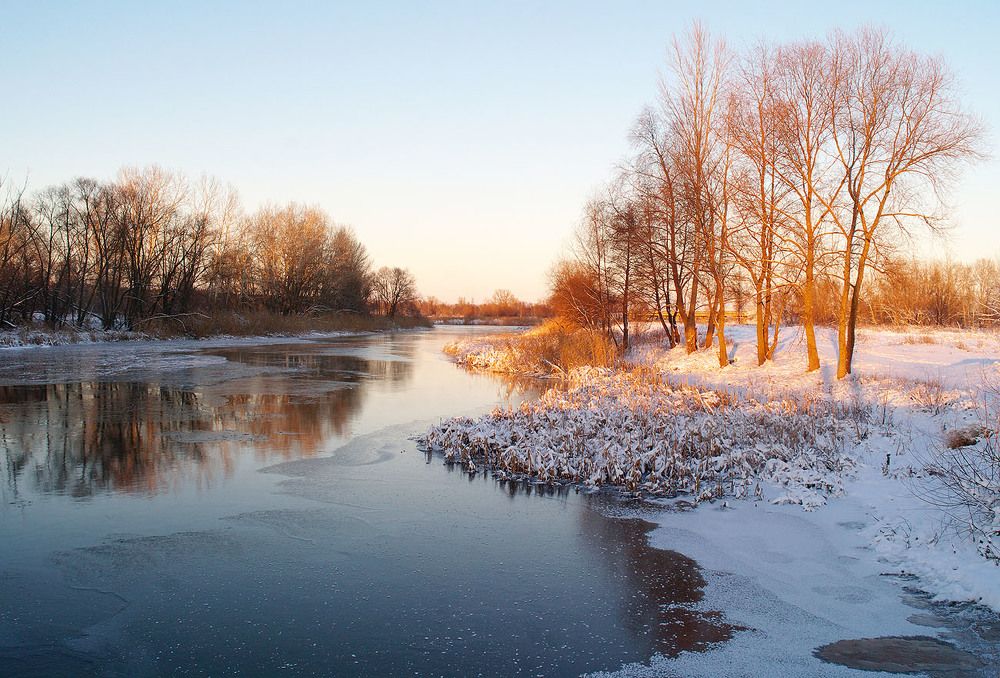 Winter  river