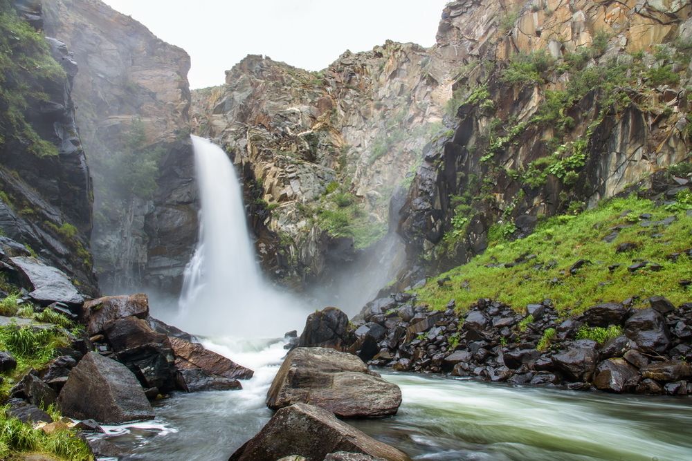 Водопад Куркуре. Алтай.