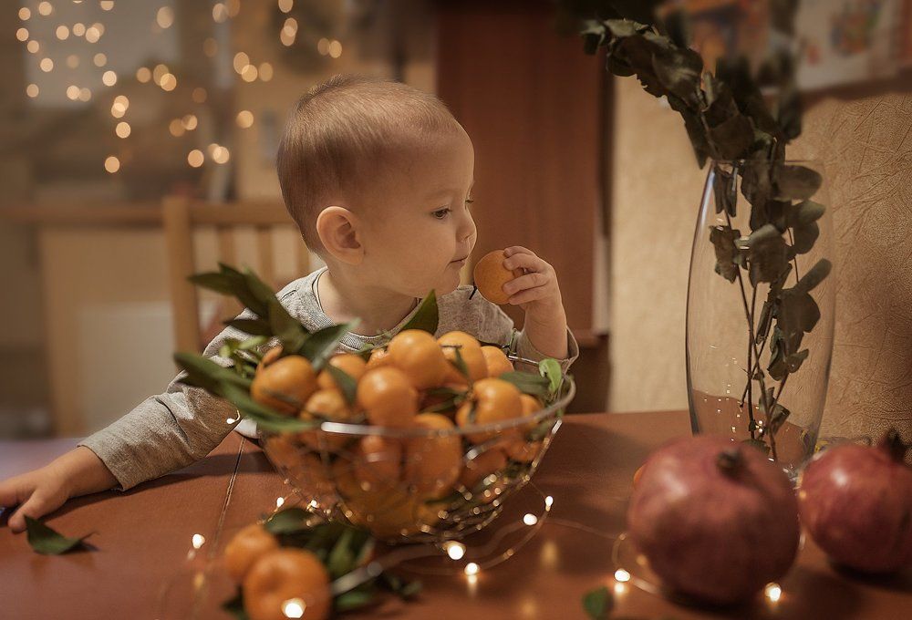 Куда ж без мандаринок