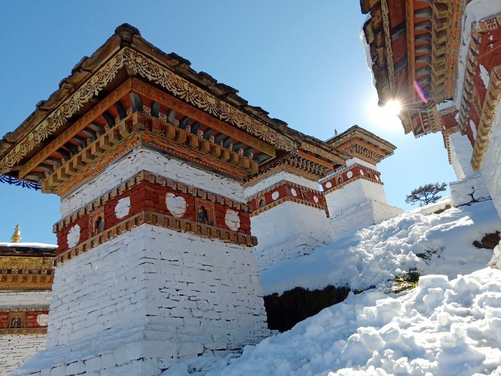 Winter @ Dochula pass in Bhutan