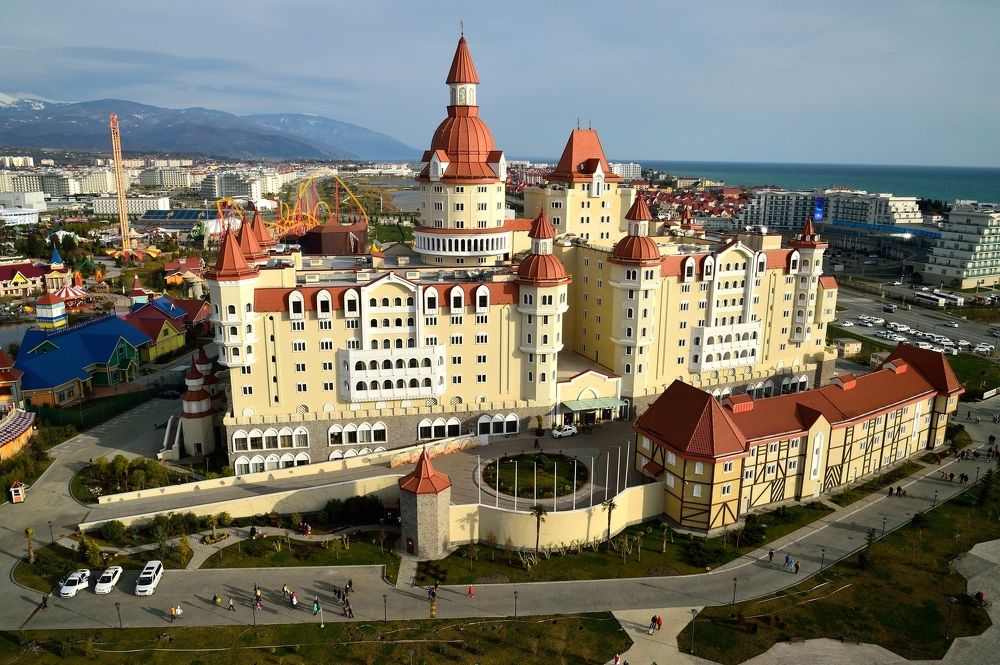 Вид в Олимпийском парке г. Сочи