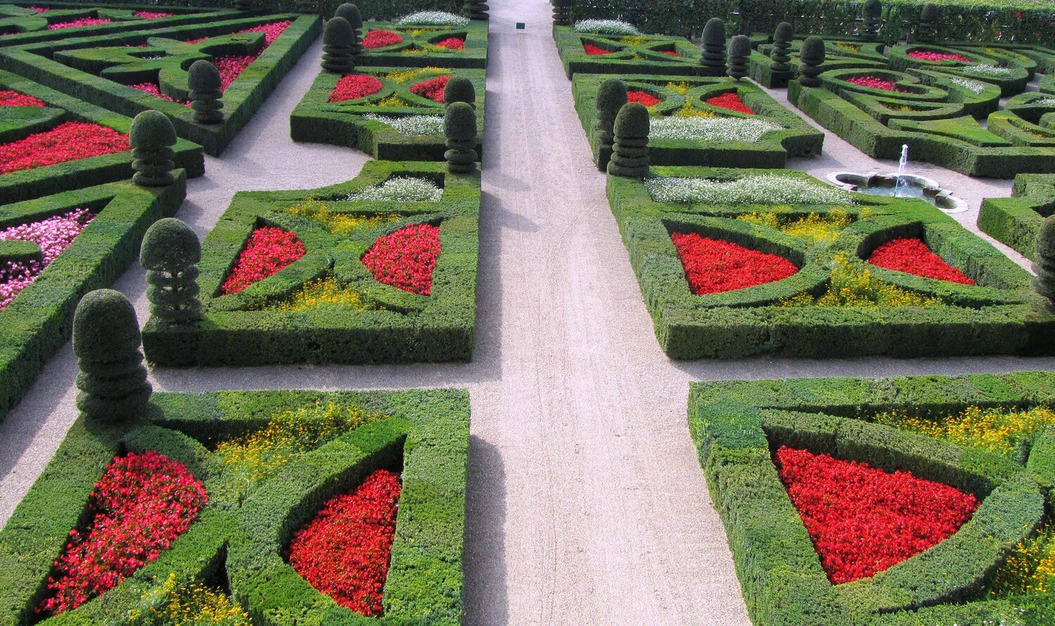 Франция . Сады замка Виландри/France Gardens of the castle of Vilandri