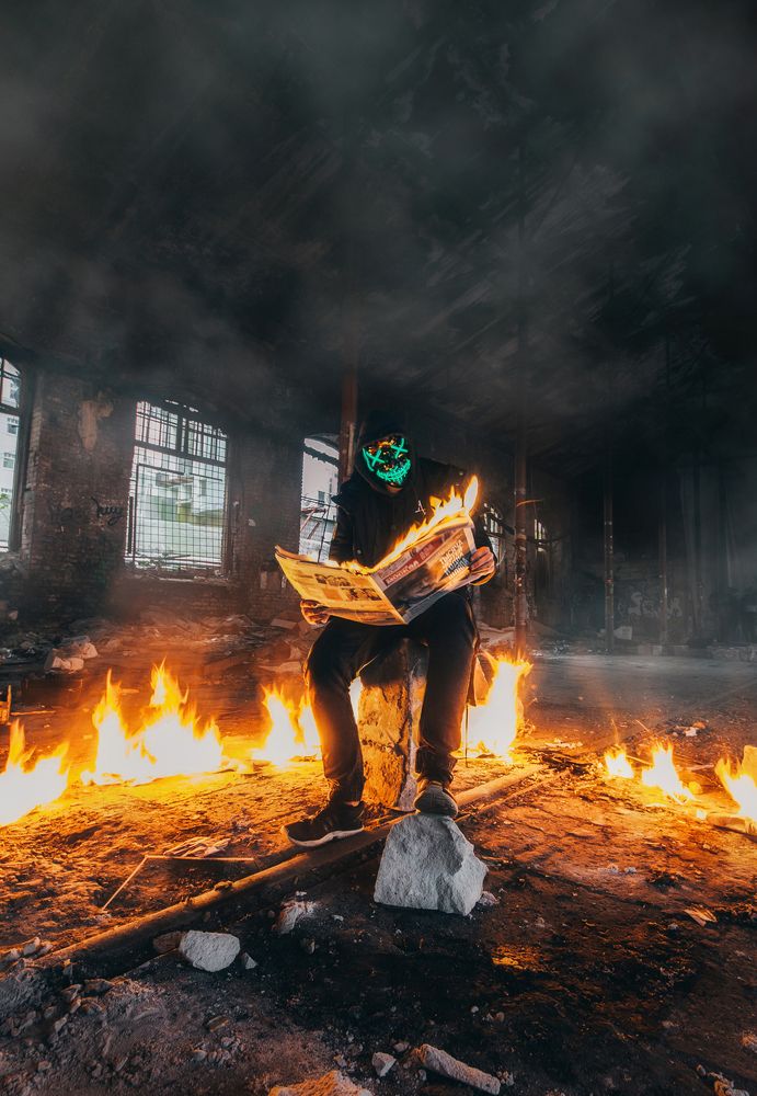 Войди в огонь в котором я горю