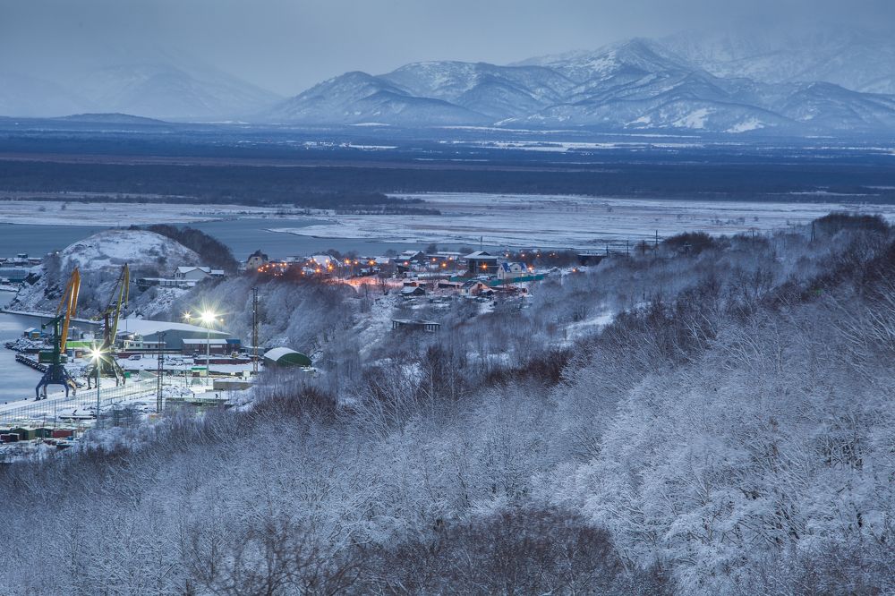 После очередной пурги на Камчатке