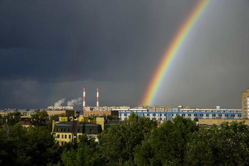 Радуга над Москвой