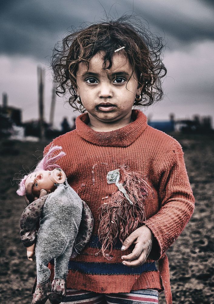 One of the village children