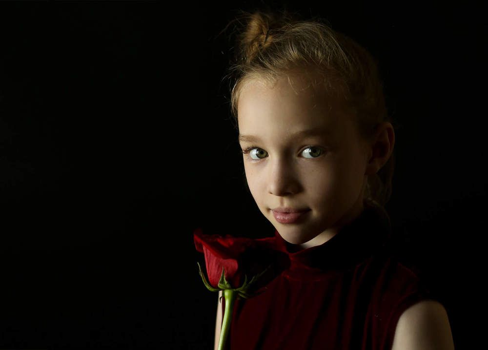 Портрет с розой