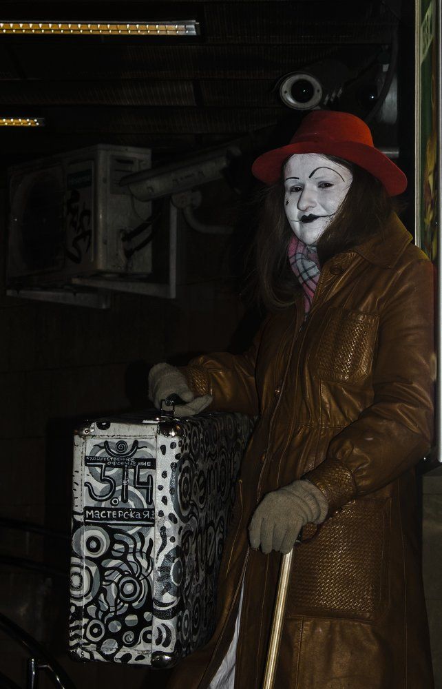 Мим на канале Грибоедова