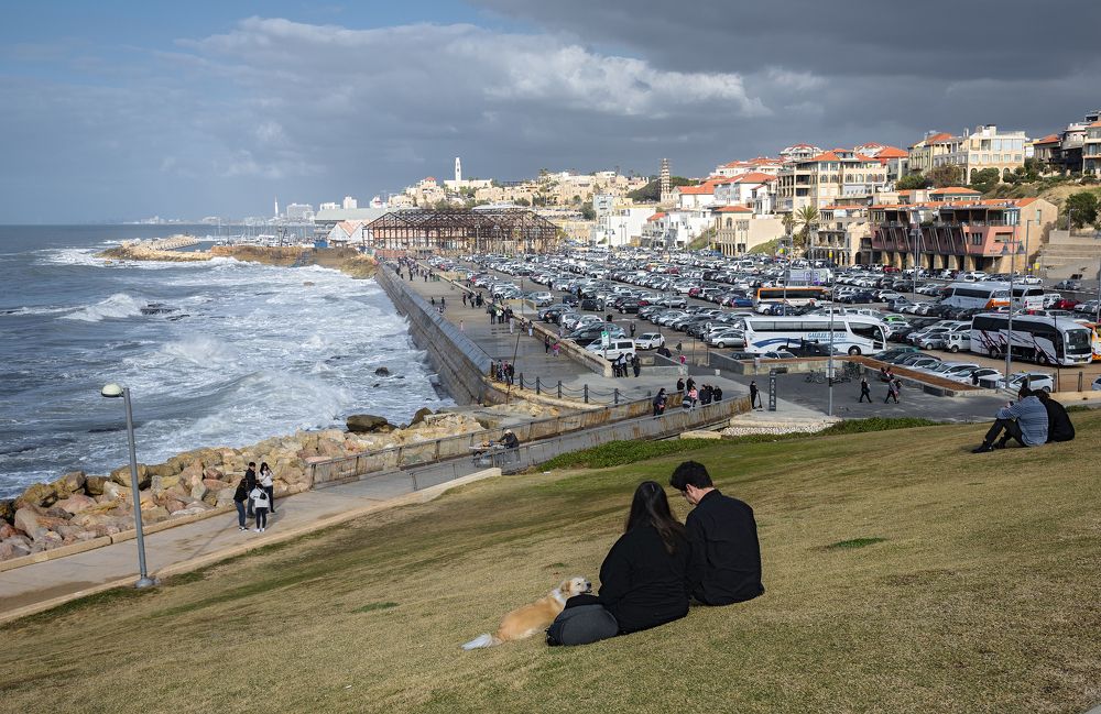 Вид на Яффо.  View of Jaffa.