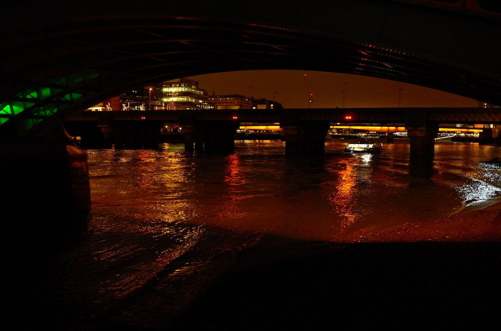 Blackfriars Bridge and the River Thames