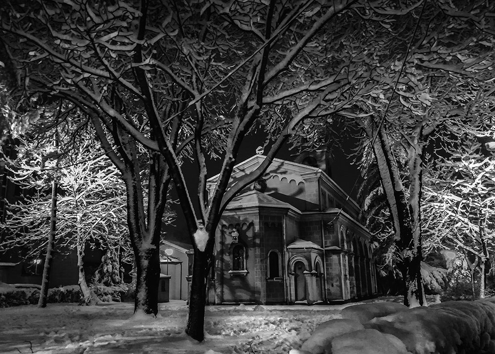 Winter at Church yard