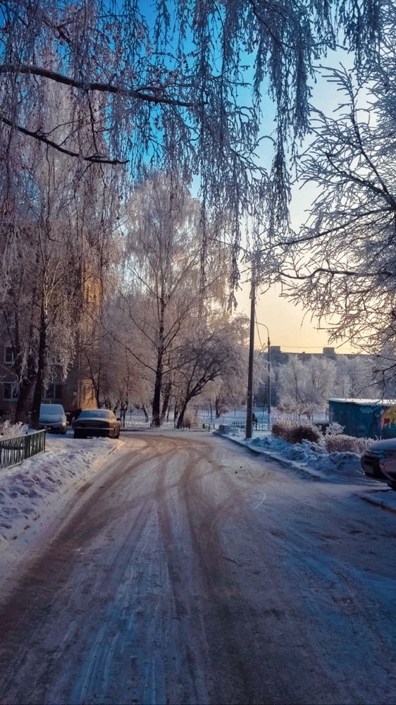 Winter in Russia.