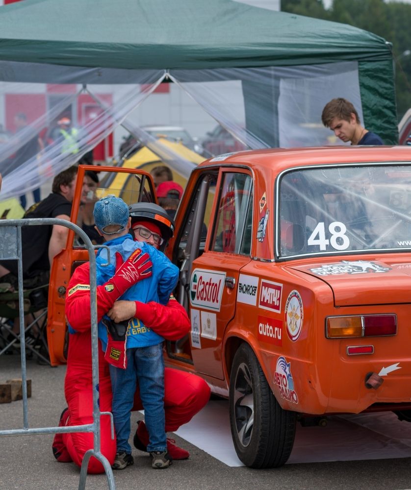 После гонки