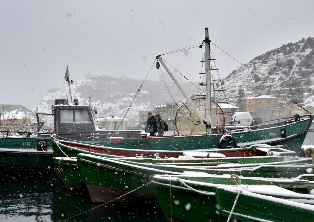 первый снег