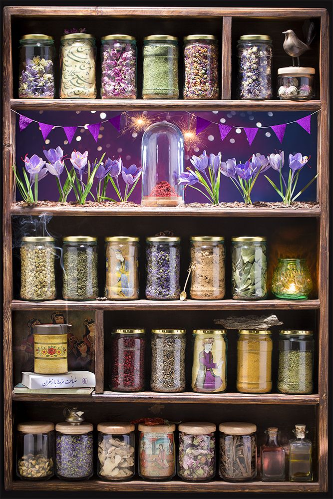 Tasting party with safrron.