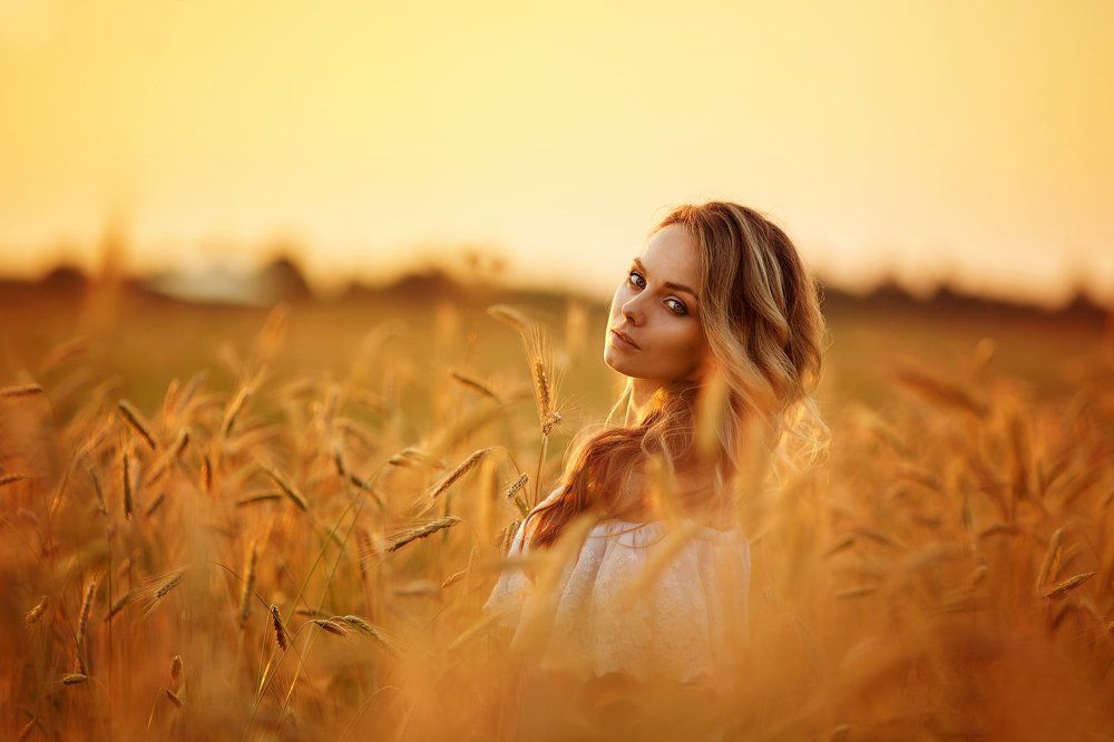 Портрет в пшеничном поле