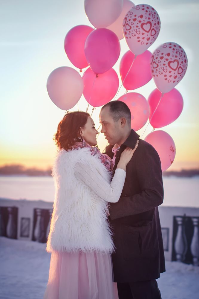 в розовом свете