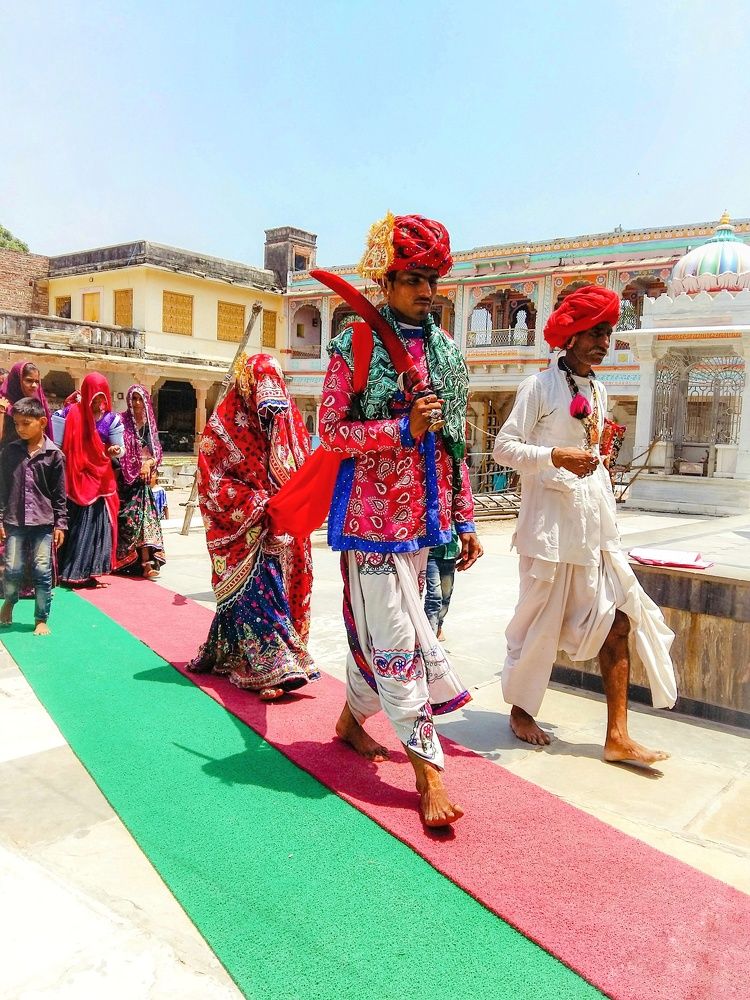 Rural Rajasthani Groom and Bride COUPLE