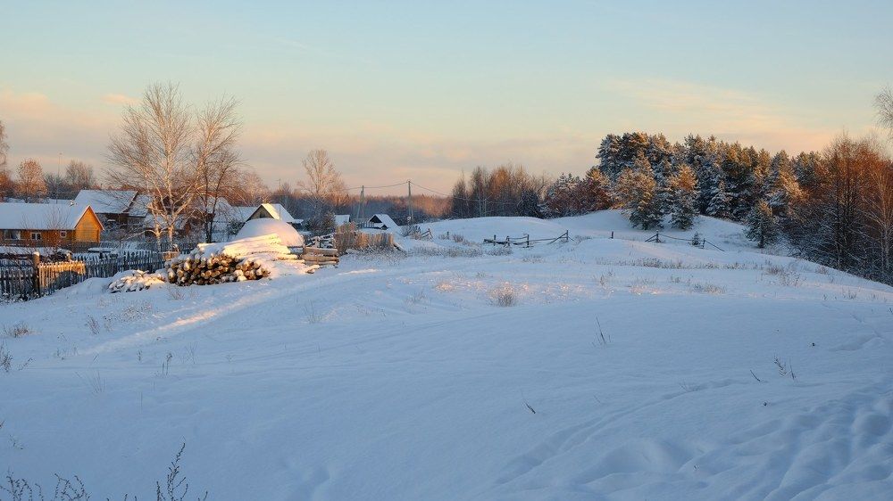 Утро в деревне