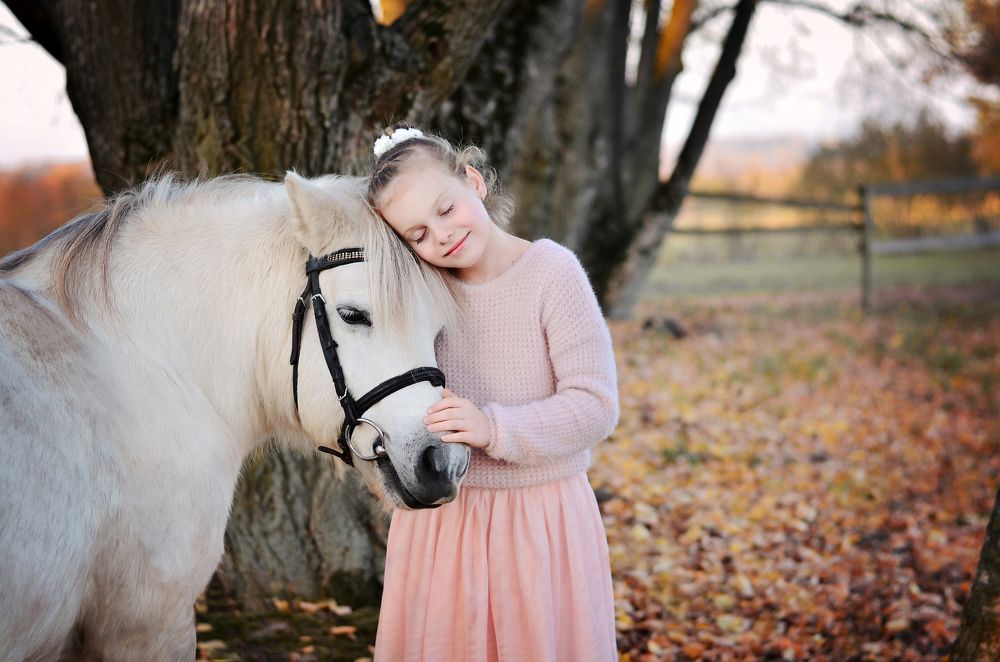 Девочка и пони