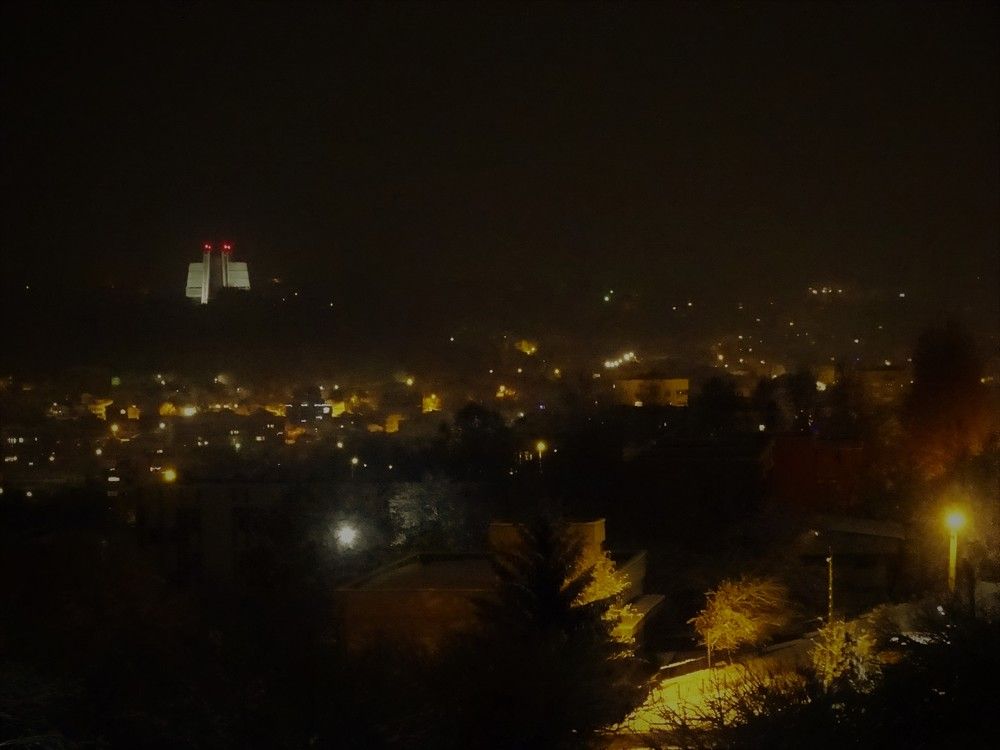 Night landscape of the city