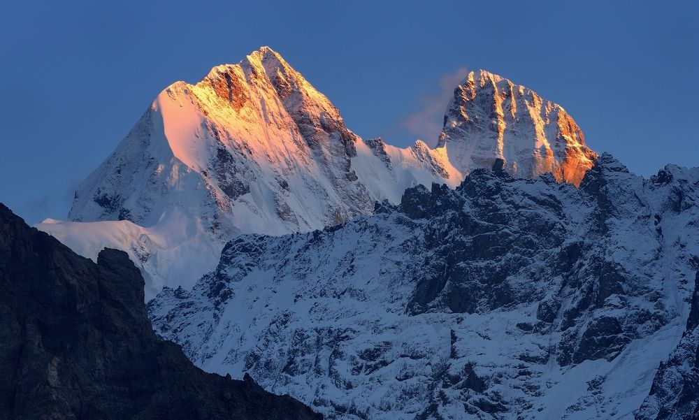 Закат в горах