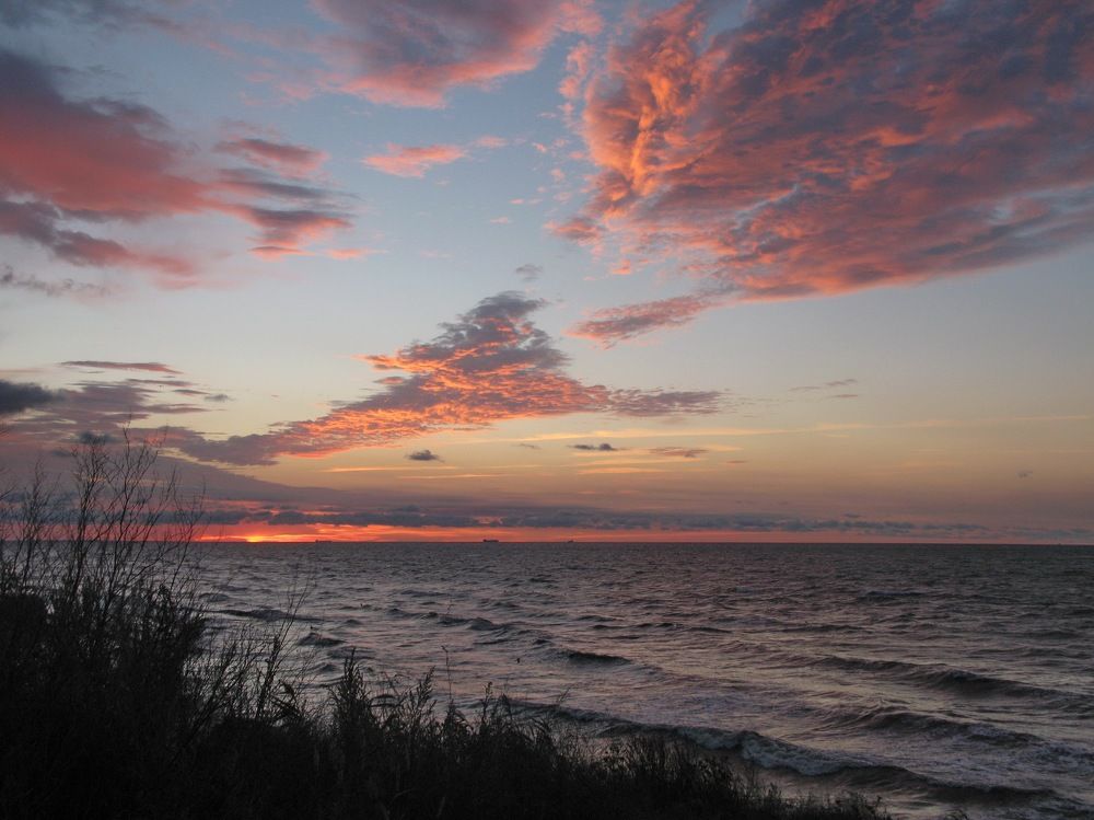 Рассвет на море