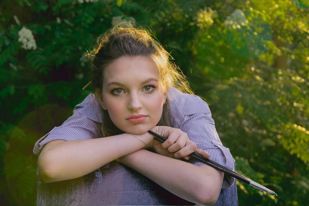 Художница на пленере